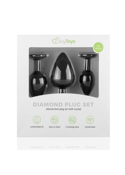 Plug-Diamond Plug Set-Black