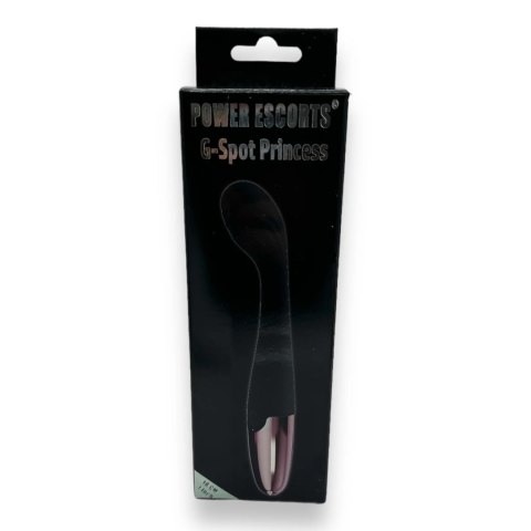 Power Escorts - Black - G Spot Princess Black - 18 Cm / 7 Inch Silicone G Spot Vibrator