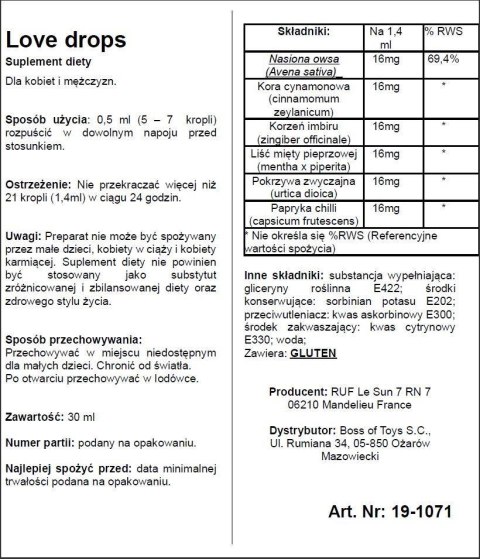 Supl.diety-LOVE DROPS 20 ML