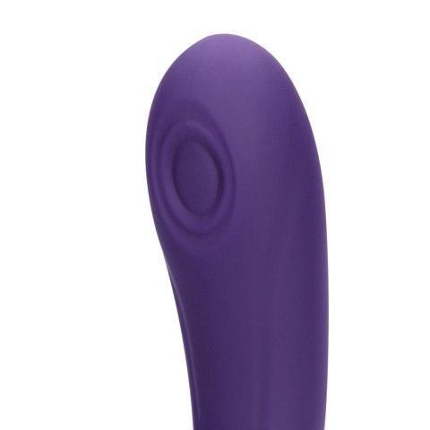 Gen - Mini wibrator Triple Action G-Spot wibrator with Pulse Wave and wibrator Bristles - Purple