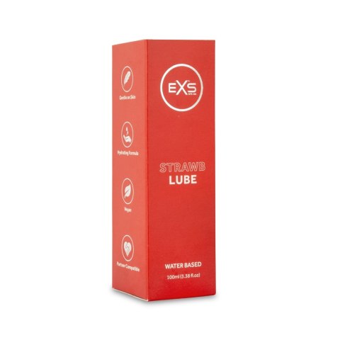 LUBRYKANT EXS STRAWBERRY LUBE 100ML 38-0036