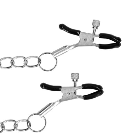 O-Ring Gag with Nipple Clamps