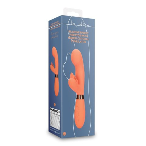 Silicone Wibrator króliczek, rabbit wibrator with Ribbed Clitoral Stimulator