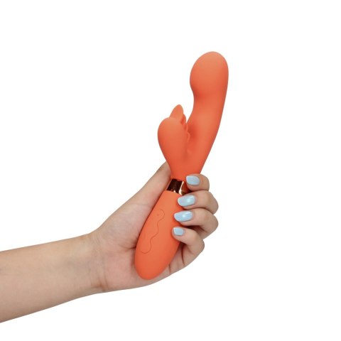 Silicone Wibrator króliczek, rabbit wibrator with Ribbed Clitoral Stimulator