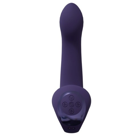 Riko - Mini wibrator Triple Action wibrator with Advanced Finger Motion & Pulse Wave Stimulator - Purple