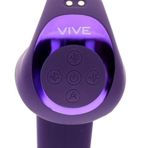 Riko - Rechargeable Triple Action Vibrator with Advanced Finger Motion & Pulse Wave Stimulator - Purple