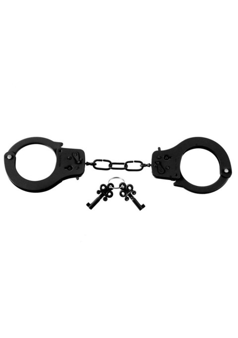 Designer Metal Handcuffs Black