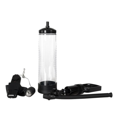 Pompka-Powerpump MAX Vibrating - Black&Clear