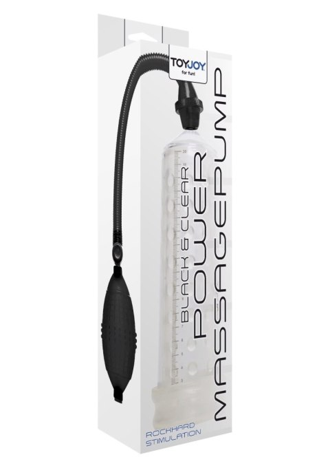 Power Massage Pump with Sleeve Transparent