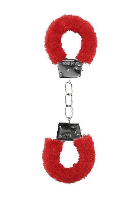 Beginner""s Handcuffs Furry - Red