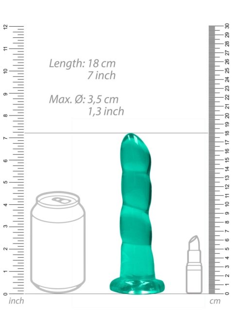 Non Realistic Dildo with Suction Cup - 7""""/ 17 cm