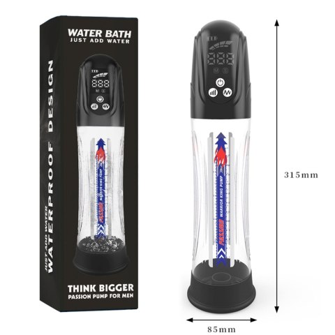 Pompka-Electric water pump, LCD, magnetic USB, 4 speeds