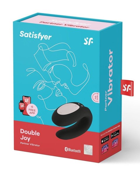 Wibrator - Double Joy Partner Vibrator Black