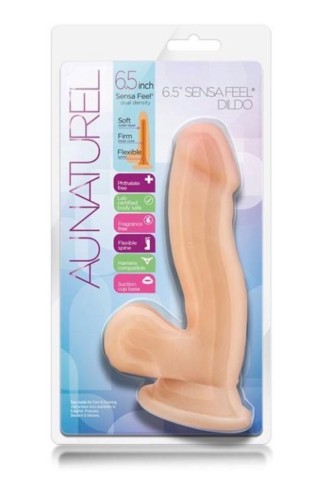 AU NATUREL 6.5INCH SENSA FEEL DILDO