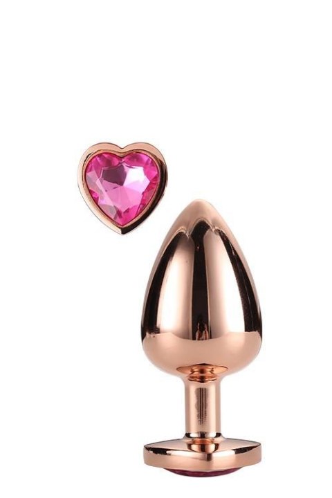 GLEAMING LOVE ROSE GOLD PLUG MEDIUM