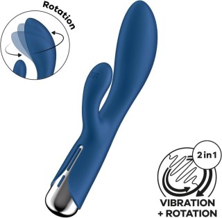 3 Satisfyer wibrator Spinning Wibrator króliczek, rabbit 2 Blue