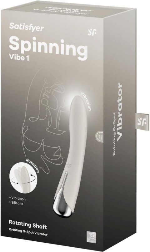 Satisfyer wibrator Spinning Vibe 1 Beige