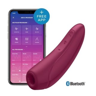 12 Wibrator - Curvy 2+ Air Pulse Stimulator + Vibration Rose Red