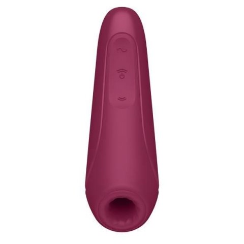 Wibrator - Curvy 1+ Air Pulse Stimulator + Vibration Rose Red