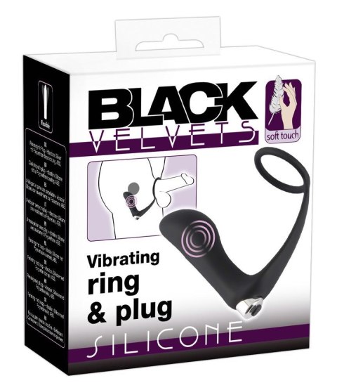 BV Vibrating ring & plug, korek analny