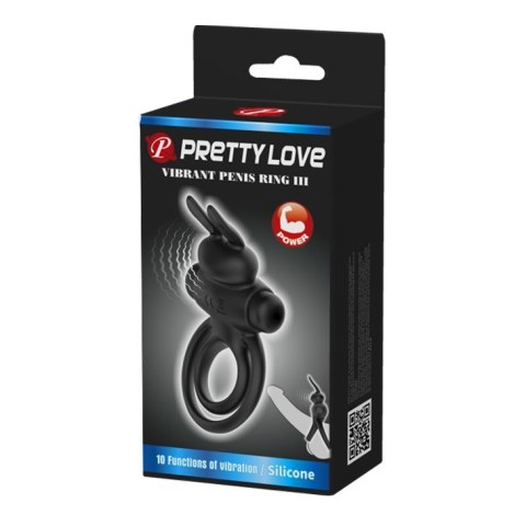 PIERŚCIEŃ PRETTY LOVE - VIBRANT PENIS RING 3 05-1130