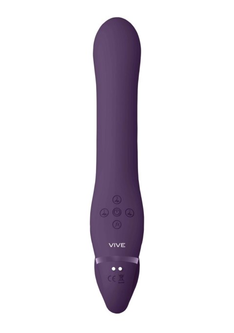 Ai - Dual Vibrating & Air Wave Tickler Strapless strap on