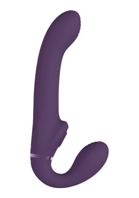 Ai - Dual Vibrating & Air Wave Tickler Strapless strap on