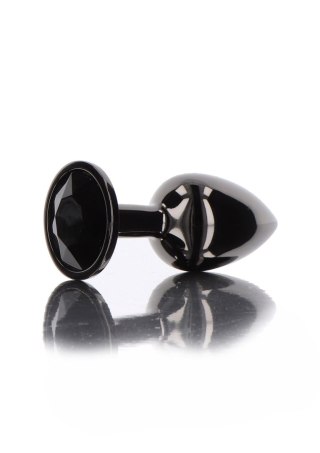 Butt Plug, korek analny With Diamond Jewel M Black