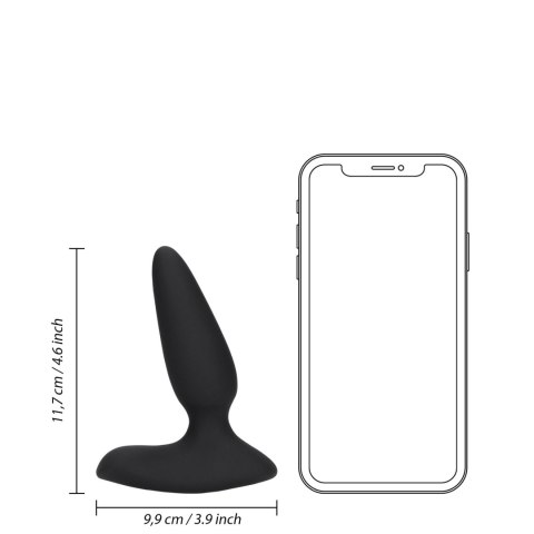 Smooth Vibrating Anal Plug with Remote Control