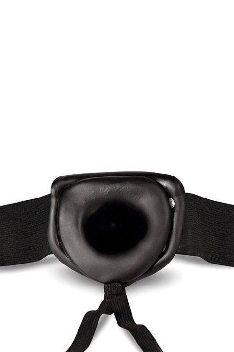 DR. SKIN 6INCH HOLLOW STRAP ON BLACK