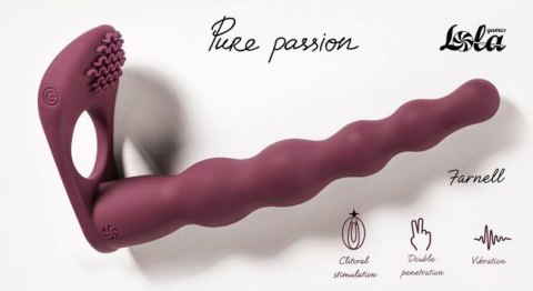 Strap-on Pure Passion Farnell Wine Red