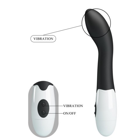 PRETTY LOVE - Bishop black, 30 vibration functions