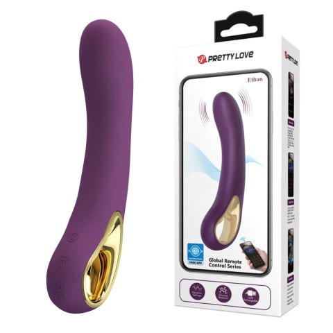 WIBRATOR - Ethan purple, 12 vibration functions Mobile APP Long-distance Control