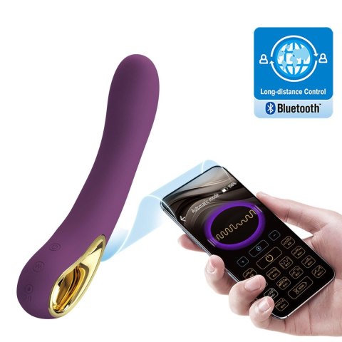 WIBRATOR - Ethan purple, 12 vibration functions Mobile APP Long-distance Control