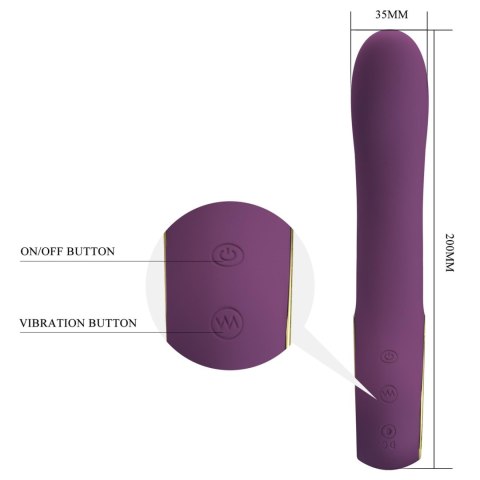 WIBRATOR - Ethan purple, 12 vibration functions Mobile APP Long-distance Control