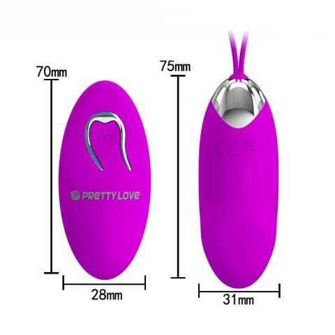 PRETTY LOVE -JULIA, 12 vibration functions Wireless remote control