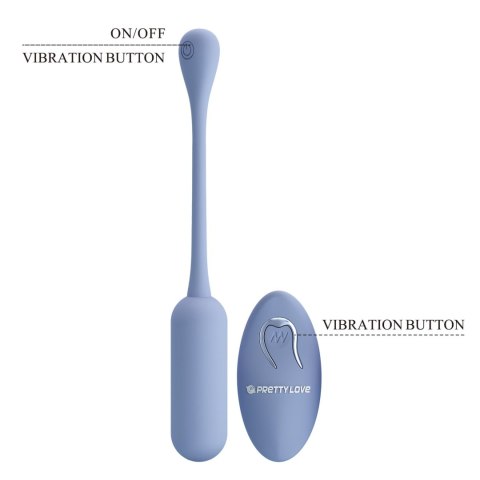 PRETTY LOVE - LECHIES Dream chaser 5, Blue, Wireless remote control 12 vibration functions Memory function