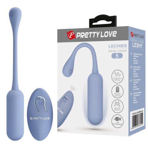 PRETTY LOVE - LECHIES Dream chaser 5, Blue, Wireless remote control 12 vibration functions Memory function