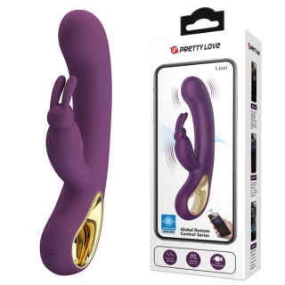 WIBRATOR - Liam purple, 12 vibration functions Mobile APP Long-distance Control