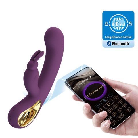 PRETTY LOVE - Liam purple, 12 vibration functions Mobile APP Long-distance Control