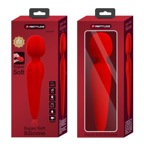 WIBRATOR - Meredith Red, 5 levels of speed control Memory function 7 vibration functions