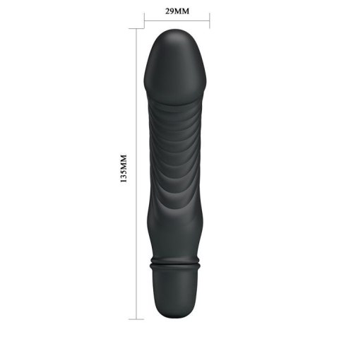 WIBRATOR - STEV, BLACK, 10 function