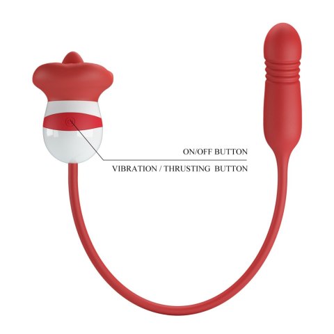 WIBRATOR - Ashlynn, 5 vibration functions 5 thrusting settings 5 licking settings