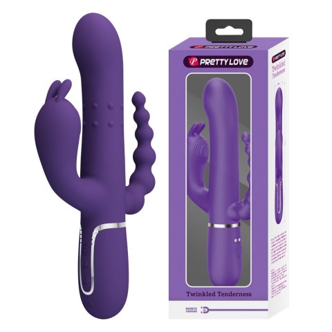 02 WIBRATOR - Cammy Dark Purple, Twinkled Tenderness, 7 thumping functions 7 vibration functions 4 rolling functions