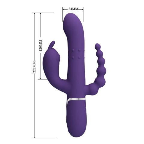 02 WIBRATOR - Cammy Dark Purple, Twinkled Tenderness, 7 thumping functions 7 vibration functions 4 rolling functions