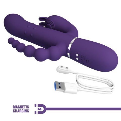 02 WIBRATOR - Cammy Dark Purple, Twinkled Tenderness, 7 thumping functions 7 vibration functions 4 rolling functions