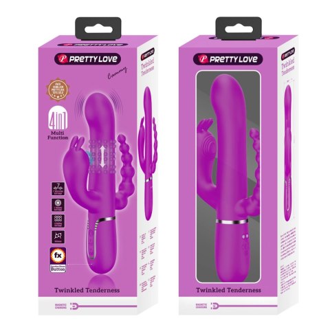 PRETTY LOVE - Cammy Purple, Twinkled Tenderness, 7 thumping functions 7 vibration functions 4 rolling functions