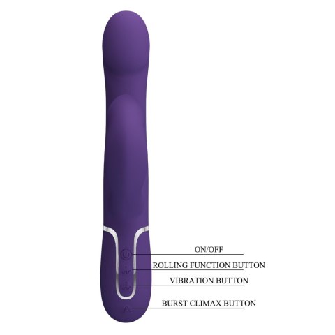 WIBRATOR - Falin dark Purple, 7 vibration functions 4 rolling functions Memory function