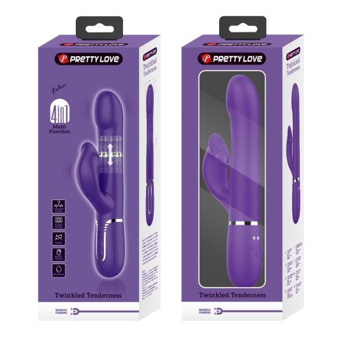 PRETTY LOVE - Falin dark Purple, 7 vibration functions 4 rolling functions Memory function