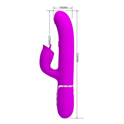 2 WIBRATOR - Gigi Purple, 7 thumping functions 7 licking modes